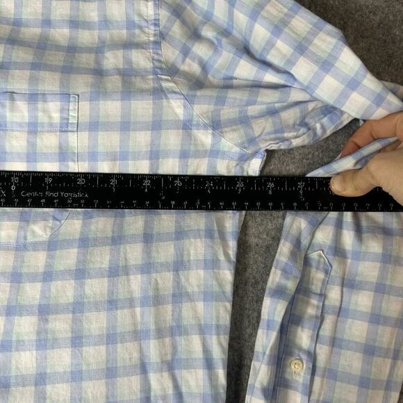 Peter Millar Finley Summer Soft Cotton Shirt Mens XL Gingham Plaid Button Down - Picture 9 of 9